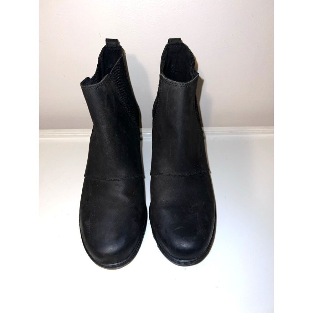 SOREL Womens Joan Of Arctic II Black Wedge Boot Size 9.5 - Picture 4 of 13